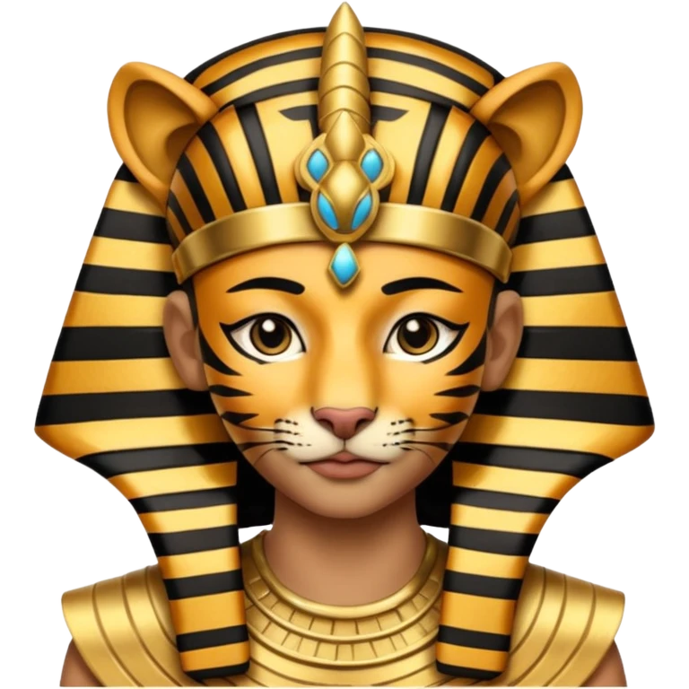 a Protector egypt tiger  emoji