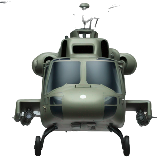 military helicopter emoji