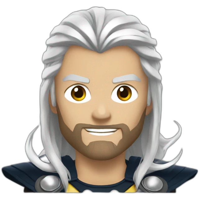 Thor with storm emoji