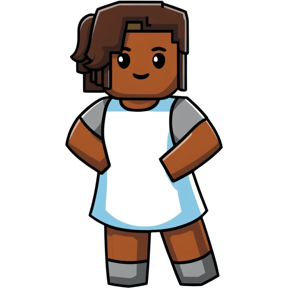 Danielle Brooks as a Minecraft character emoji