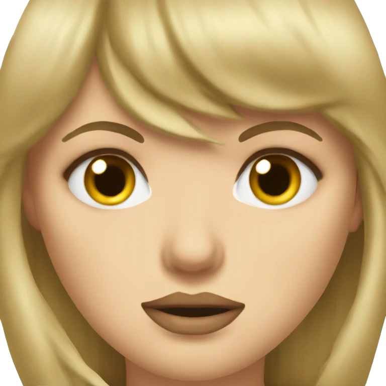 tylor swift with sad face emoji