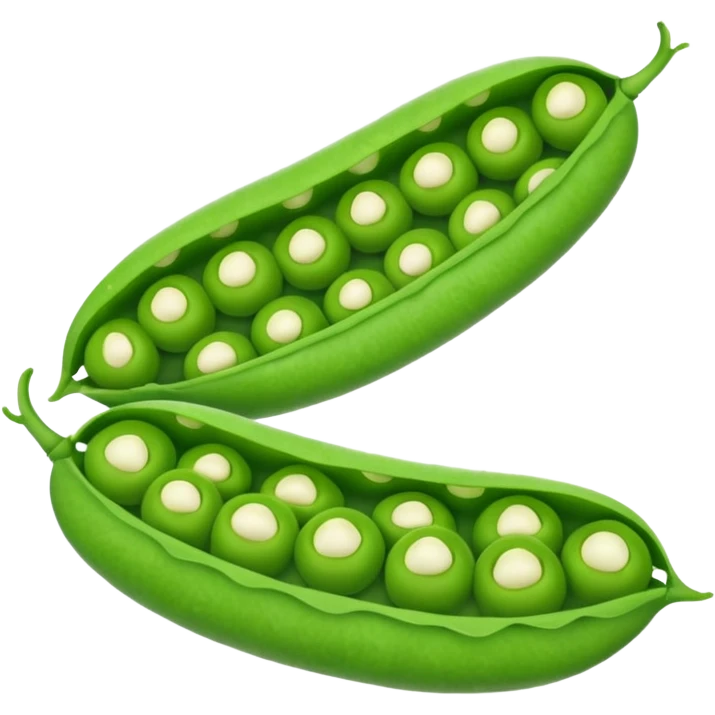 Violent scream peas in pod emoji