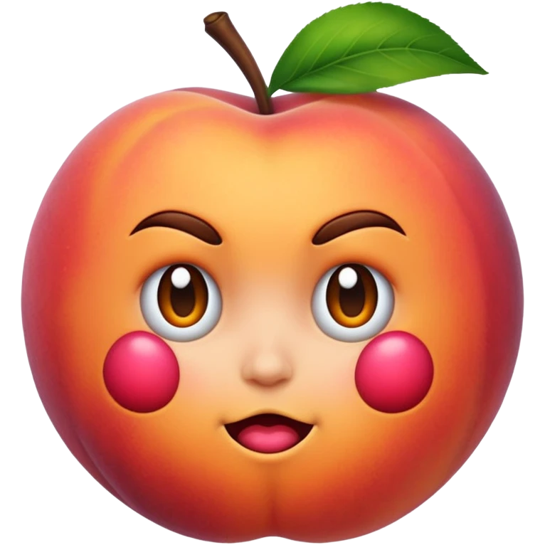 Freaky peach  emoji
