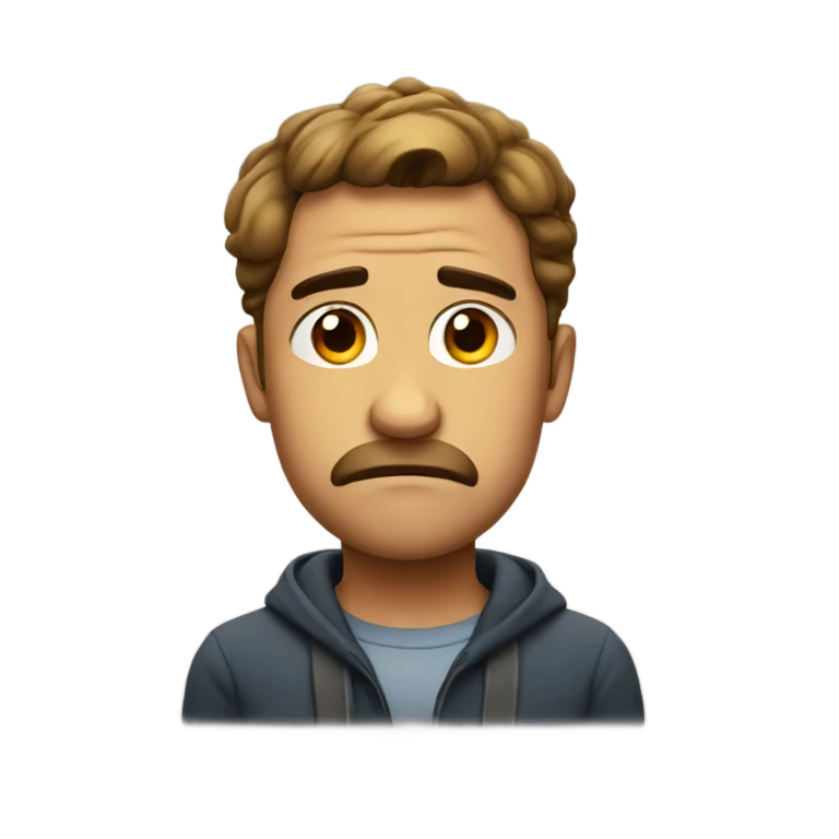 Disappointed  emoji