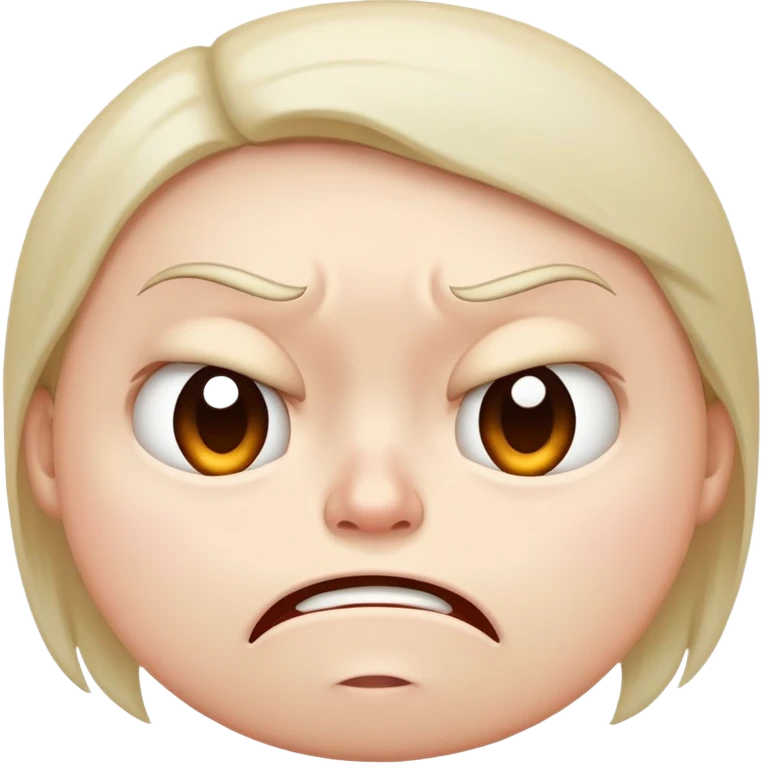 disgusted face emoji