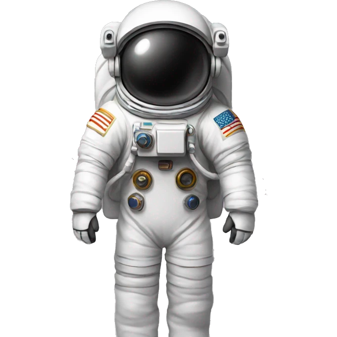 full-body astronaut with helmet on emoji