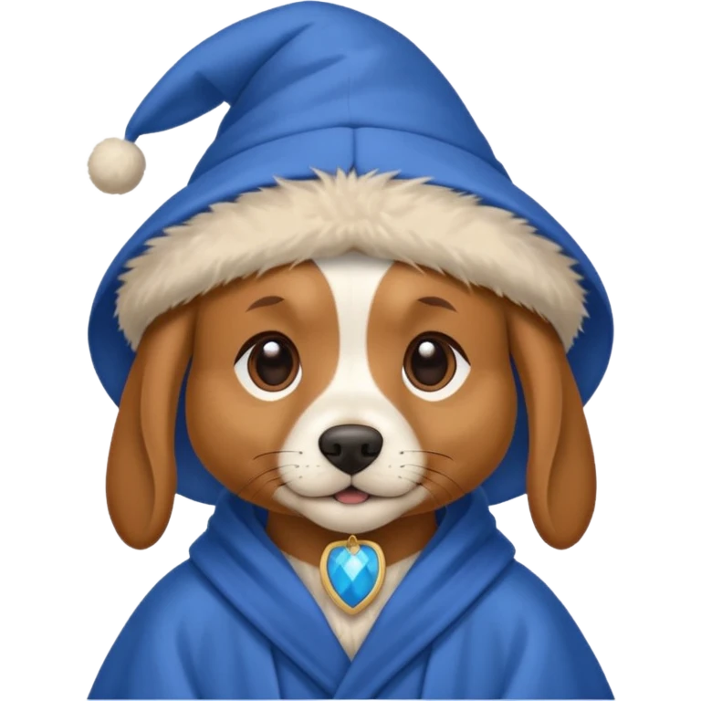 Dog wizard emoji