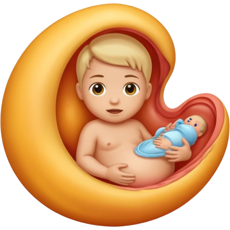 Baby in the womb emoji