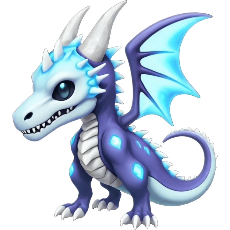 Shiny Bioluminescent Glowing Ethereal Eldritch Marowak-Duskull-Darkdramon-fusion emoji