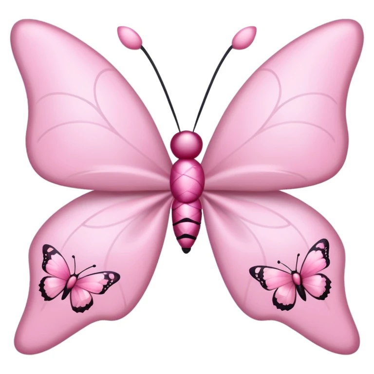sakura bow with butterfly accents emoji