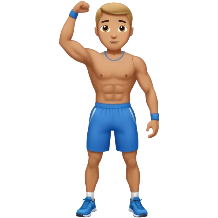 HOMBRE HACIENDO EJERCICIO emoji