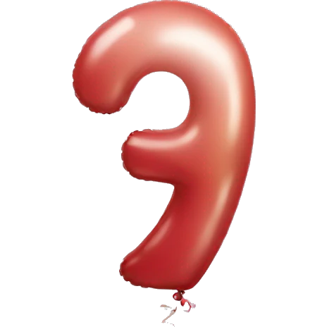 balloon-shaped-like-number-7 emoji