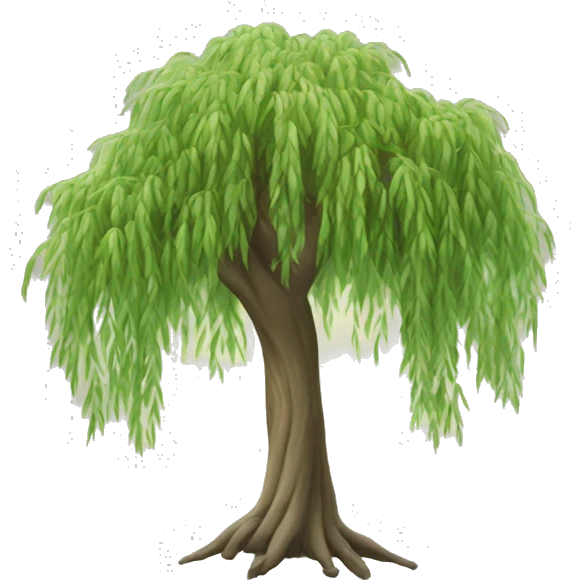 A willow tree emoji