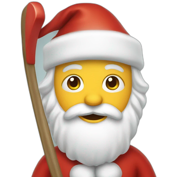 Santa_with_paddle emoji