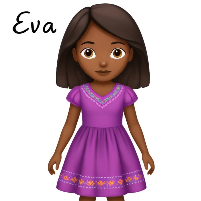 una niña peruana que ponga eva al fondo  emoji