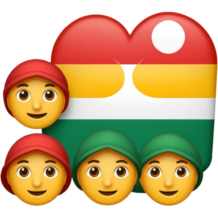 Kürdistan bayrağı emoji bunun gibi emoji