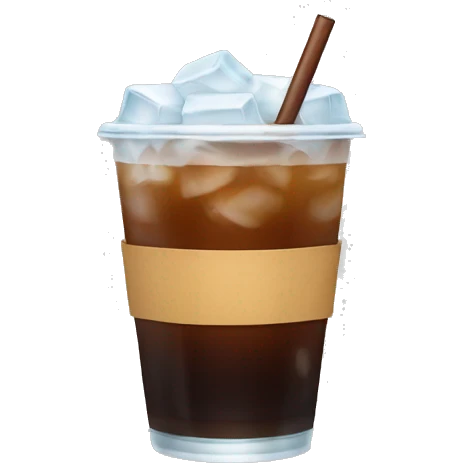Iced americano emoji