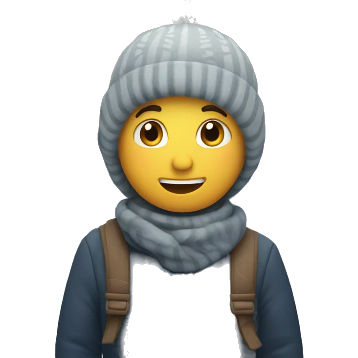 Winter night emoji
