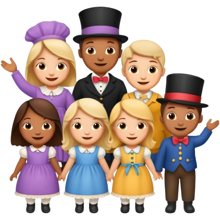 little to peep Nursery Rhyme Characters emoji