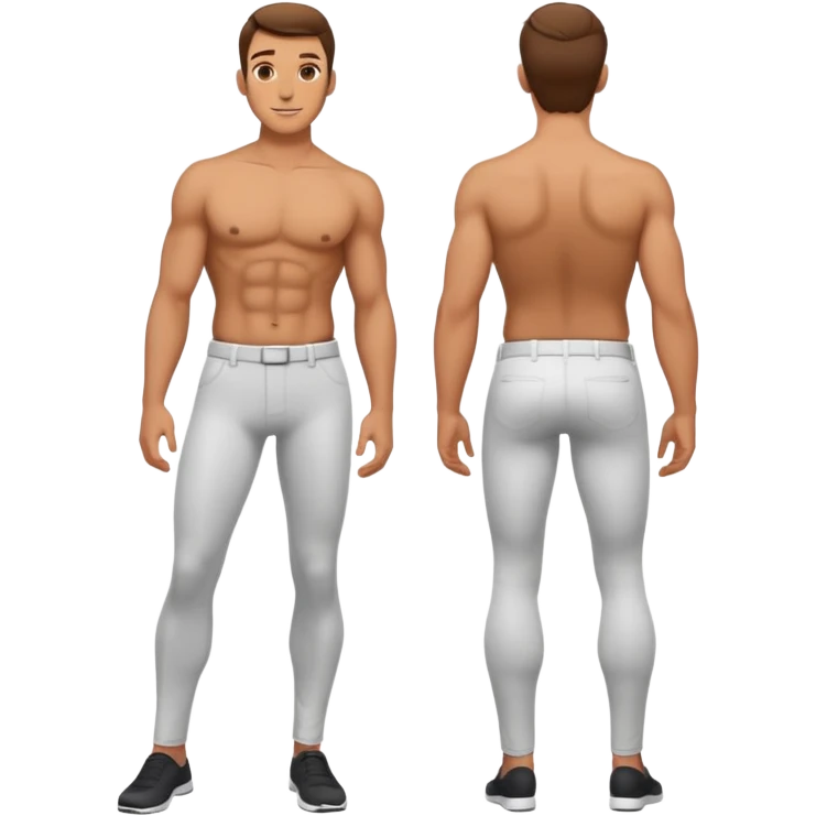 Man with bulge emoji