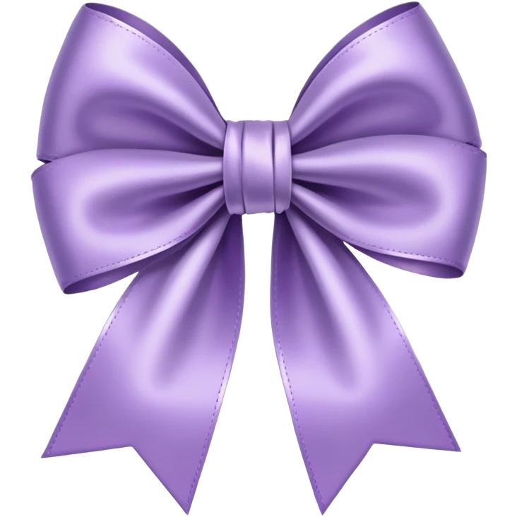 light purple bow emoji