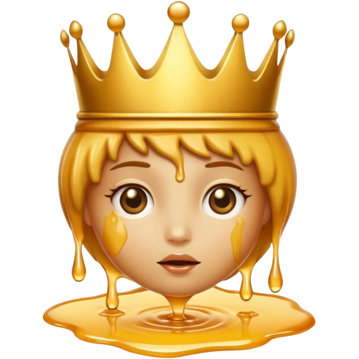 Honey with a crown on top emoji