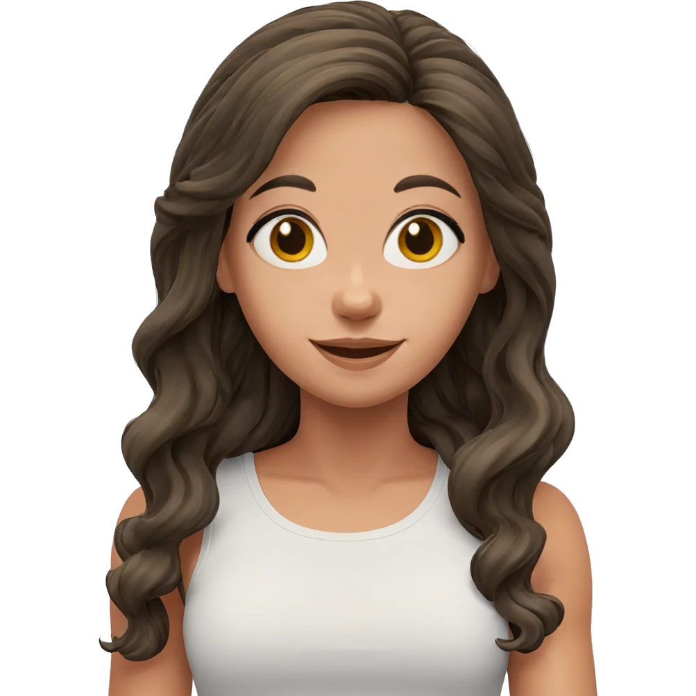 smiling girl with curly hair emoji