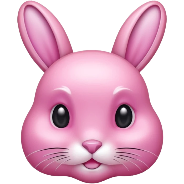  crystallized bunny pink emoji
