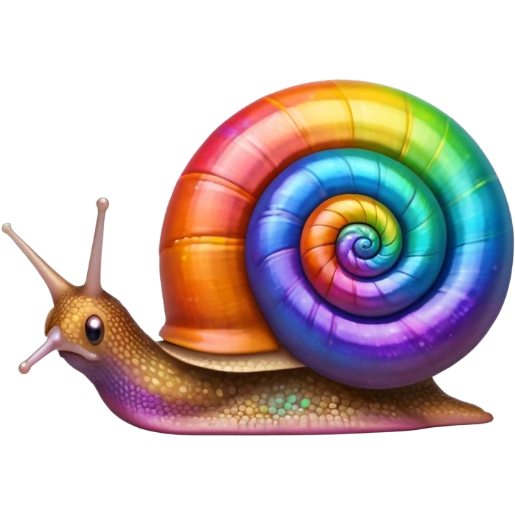 Snail Rainbow emoji