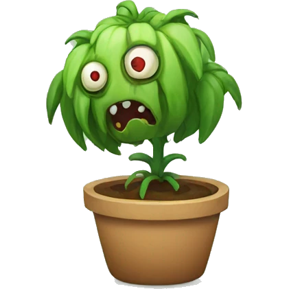 zombie plant emoji