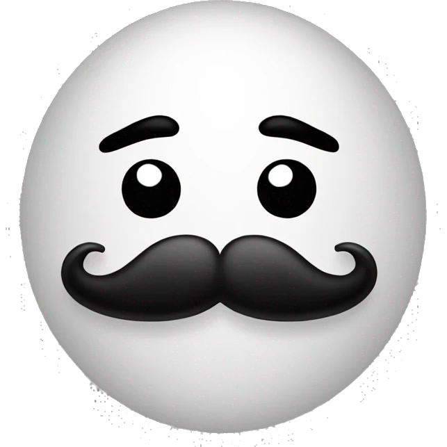 Moustache emoji