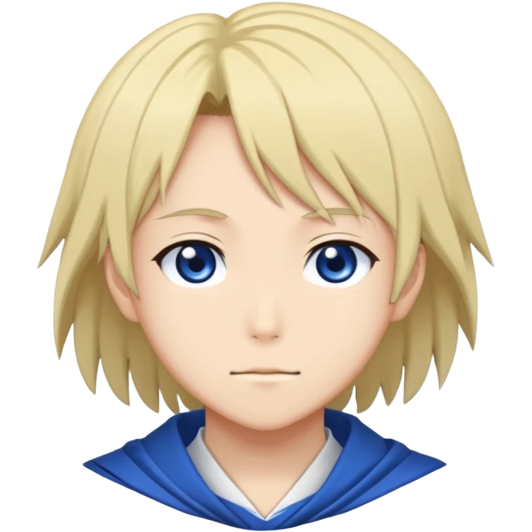 Isagi kawii from the anime blue lock emoji