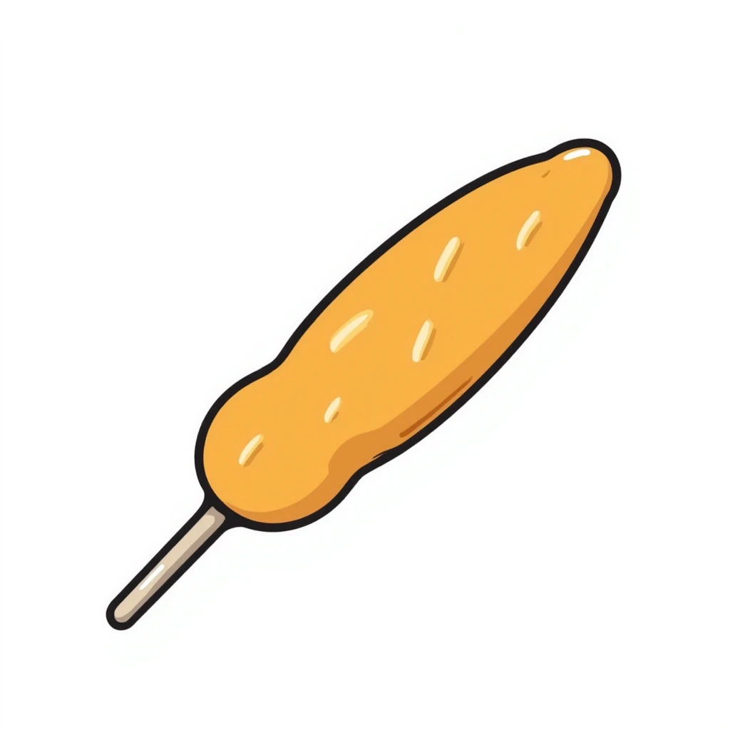 korean corn dog emoji