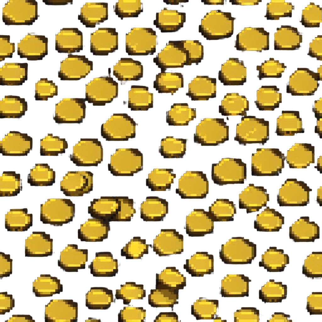 few golden coins emoji
