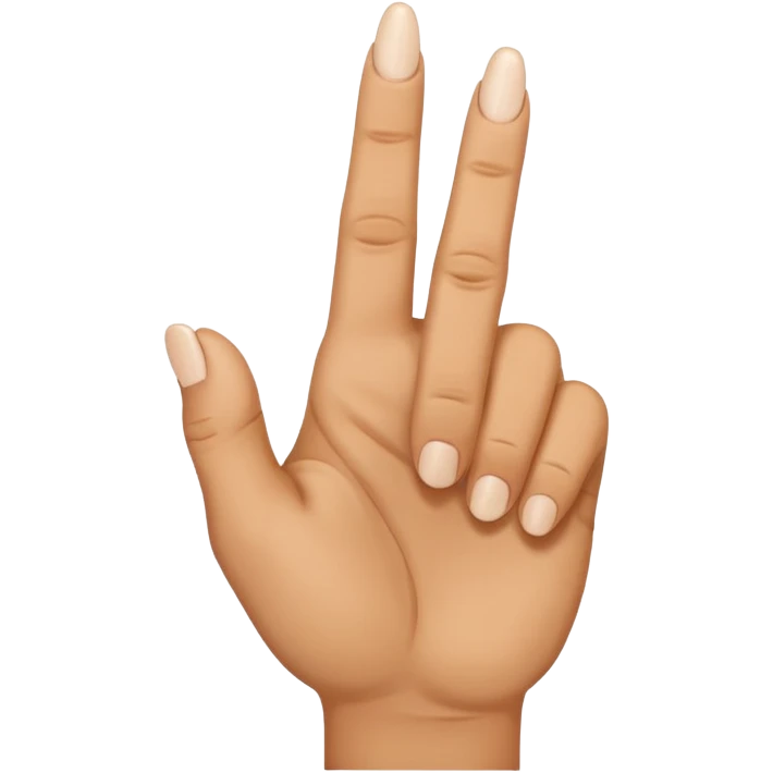 Smiling middle finger emoji