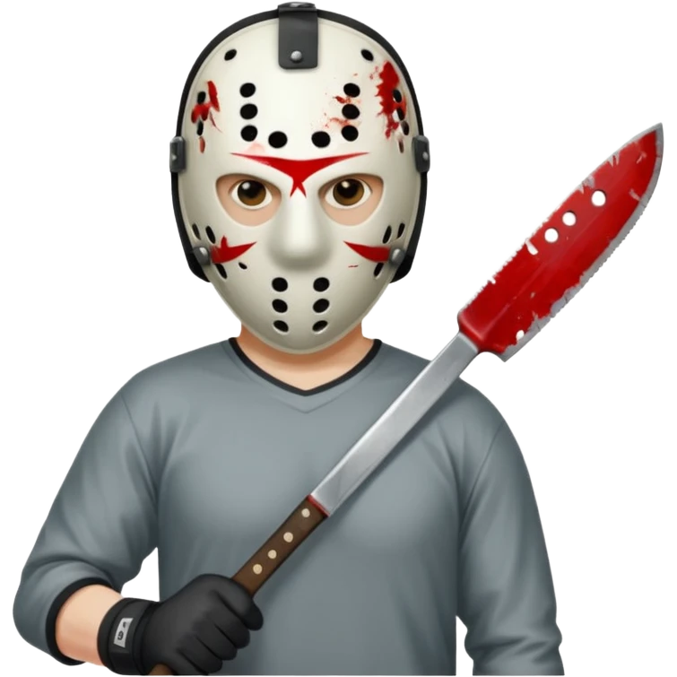 jason from friday the 13th emoji