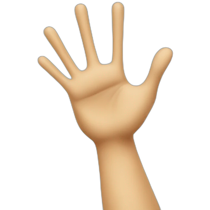 high five and victory near emoji