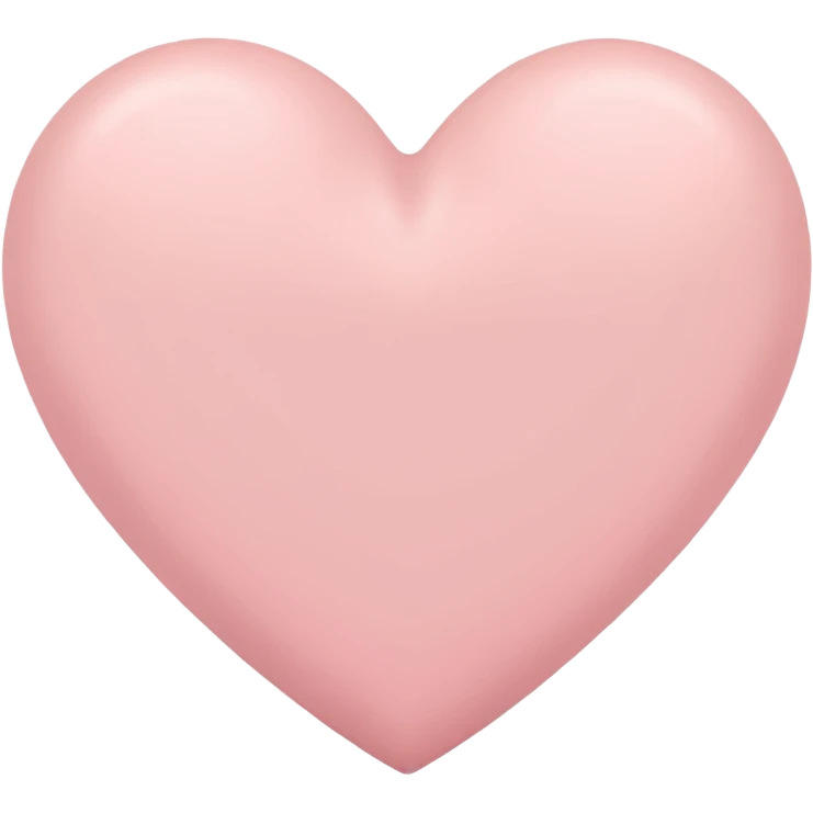 pale pink heart emoji