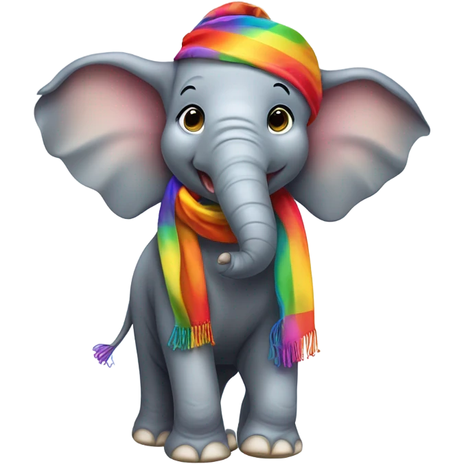Gay elephant  emoji