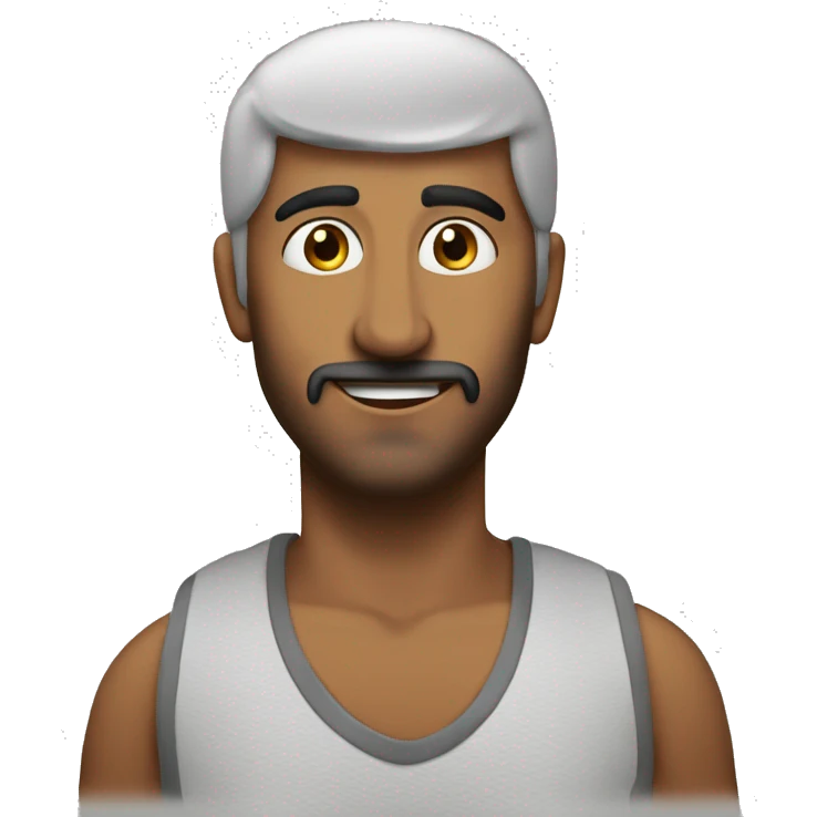وجه بإبتسامة عريضة و يلبس طاقية emoji
