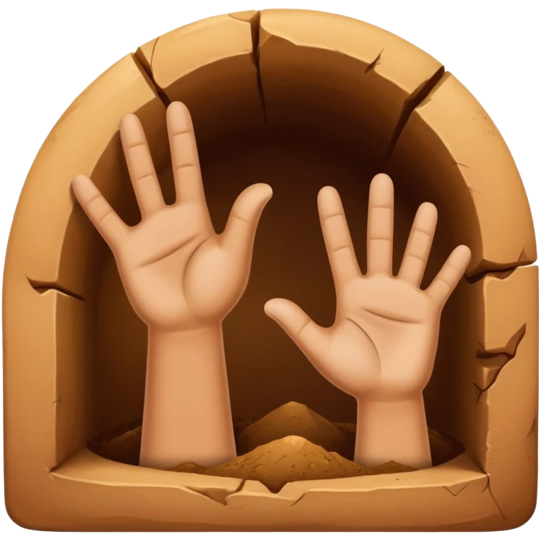 Two fingers dig into the hole emoji