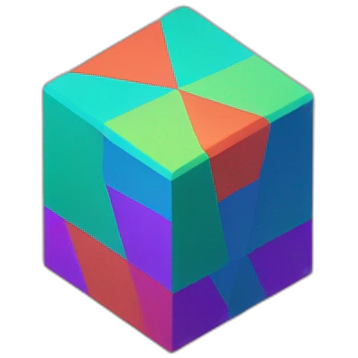 isometric 3d cube emoji
