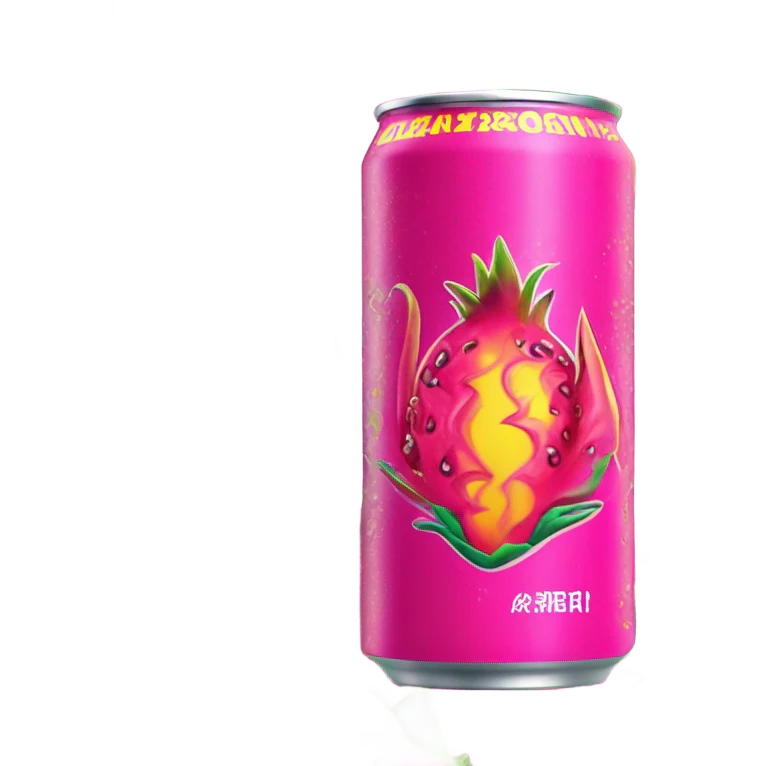 Energy Drink with the Taste of Dragonfruit & Dragon  emoji