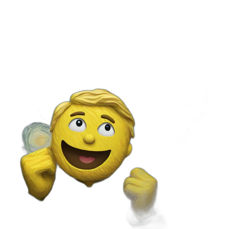Starry night Van Gogh emoji