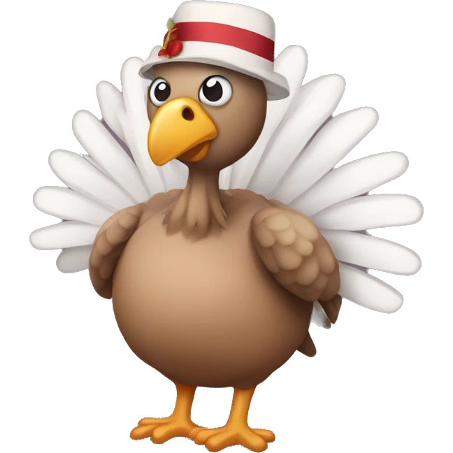 Turkey in pajamas emoji