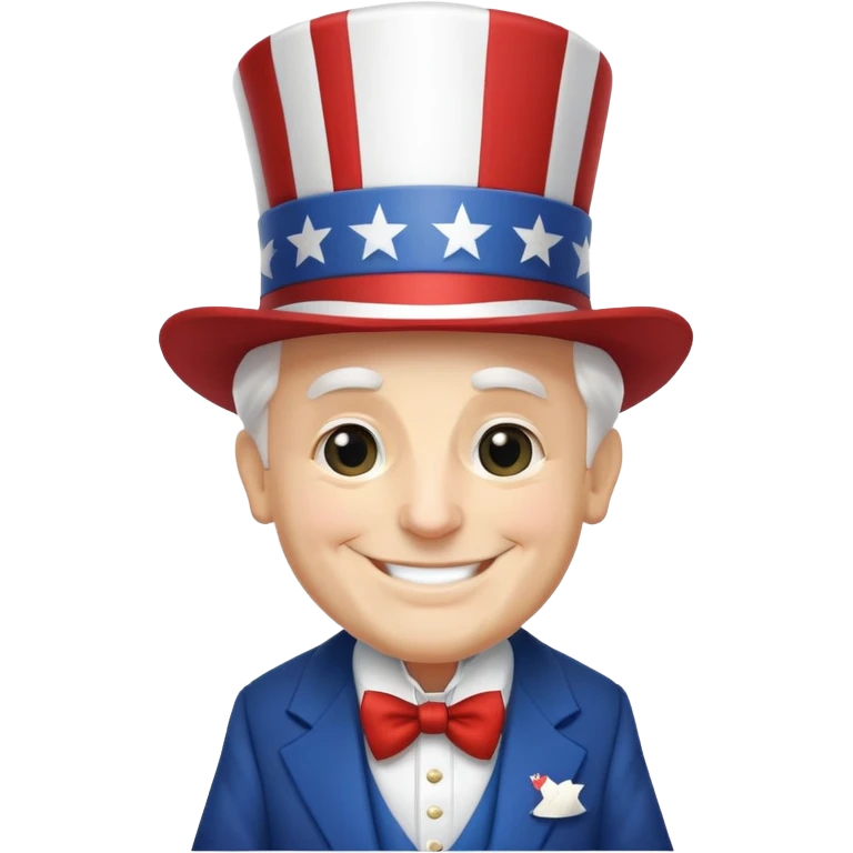 The pope dressed as Uncle Sam emoji