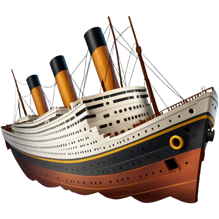 the wreck of the titanic emoji