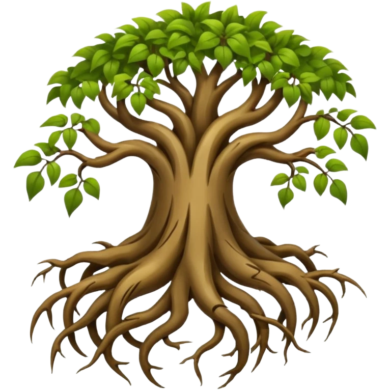 Simple sparse Plant roots emoji