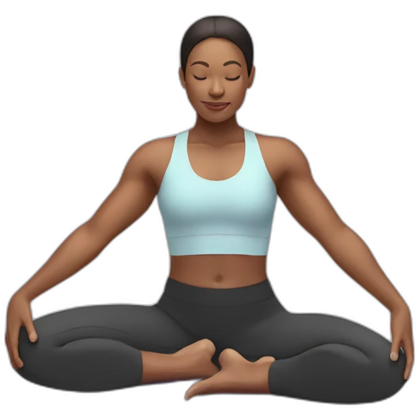 wheel yoga pose emoji