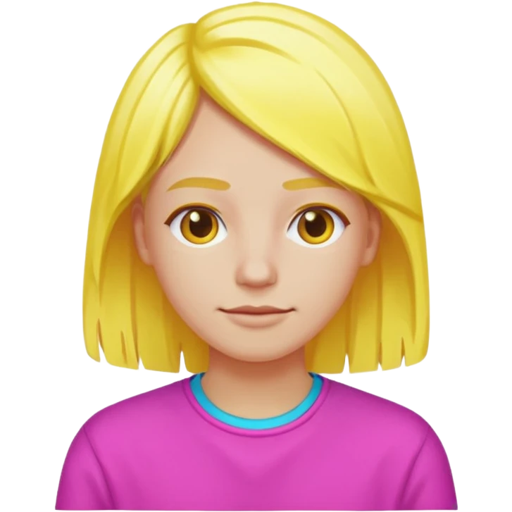 Neon  ,yellowHaired People  emoji